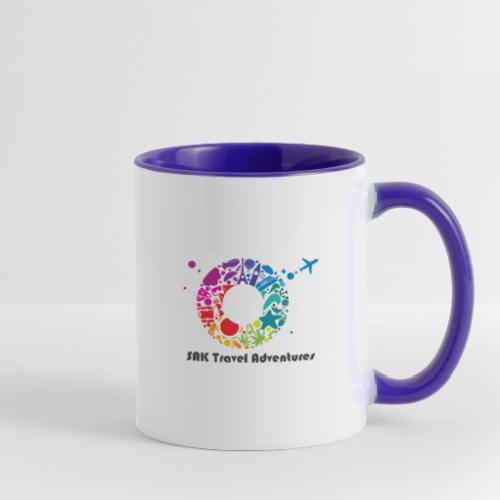 SAK Travel Adventures Stacked Logo - Contrast Coffee Mug
