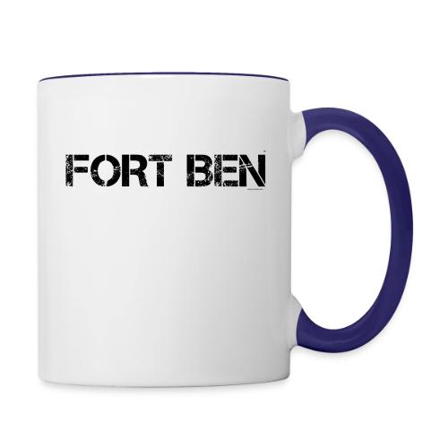 FORT BEN, black capture - Contrast Coffee Mug