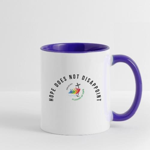 pilgrims of hope 2025 logo hope - Contrast Coffee Mug