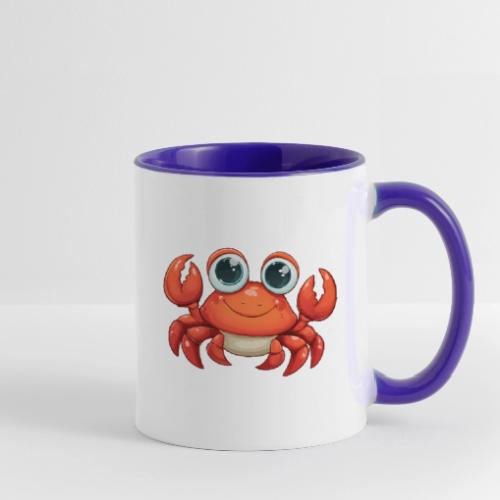 Cute Cartoon Baby Crab - Contrast Coffee Mug