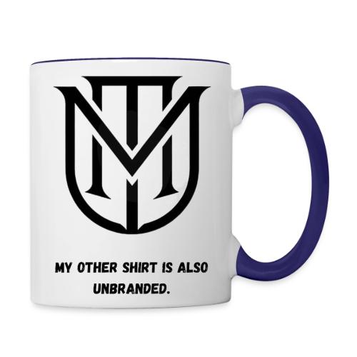 My Other Shirt Is Also Unbranded T-Shirt | Quiet L - Contrast Coffee Mug