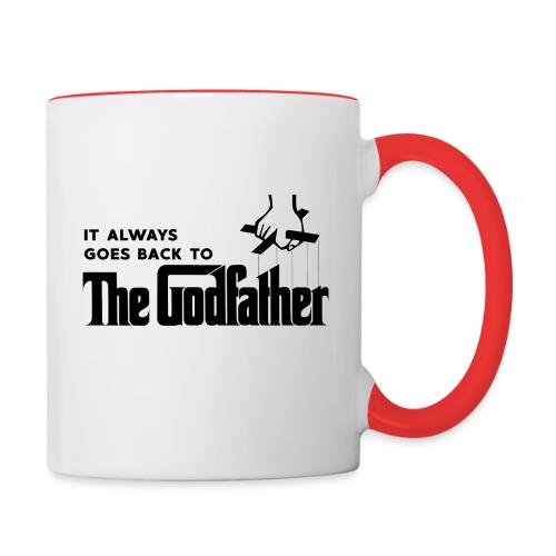 It Always Goes Back to The Godfather - Contrast Coffee Mug