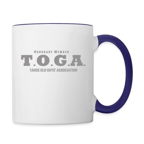 T.O.G.A. TOGA - Tahoe Old Guys' Association - Contrast Coffee Mug