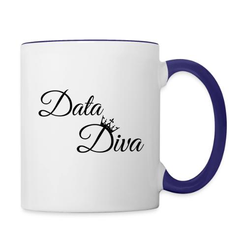 Data Diva (Light) - Contrast Coffee Mug