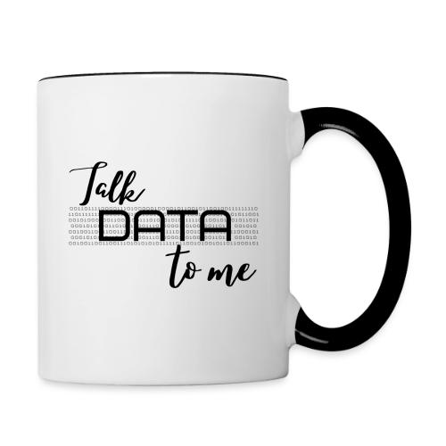 Talk Data to Me (Light) - Contrast Coffee Mug