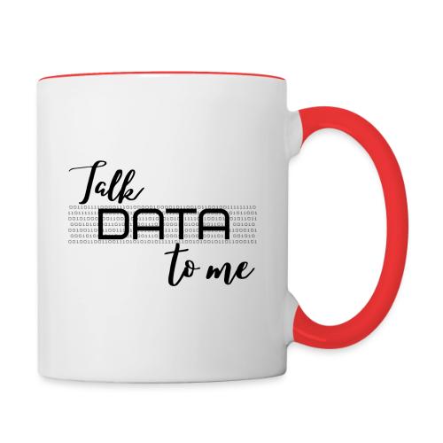 Talk Data to Me (Light) - Contrast Coffee Mug