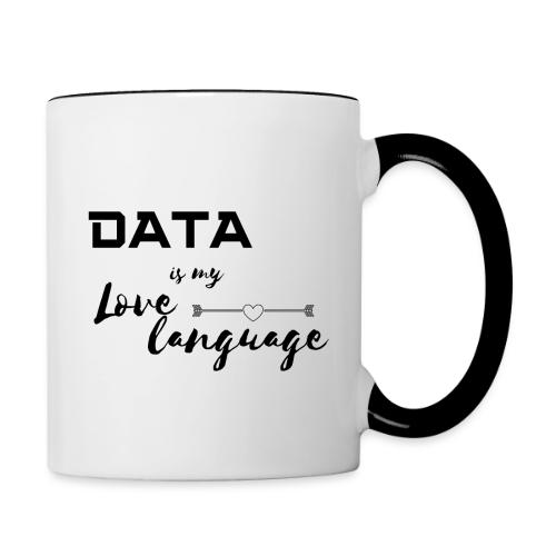 Data is My Love Language (light) - Contrast Coffee Mug