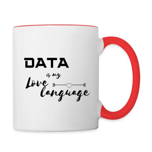 Data is My Love Language (light) - Contrast Coffee Mug