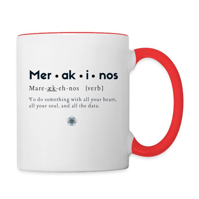 Merakinos definition with logo