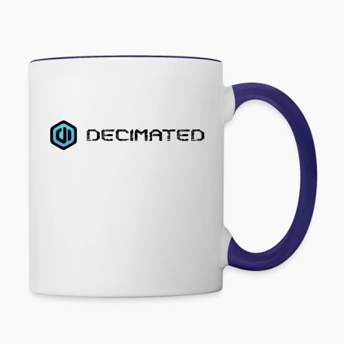 Decimated 2 black - Contrast Coffee Mug