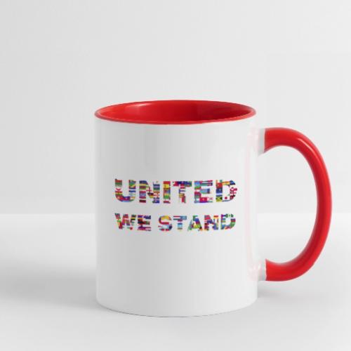 UNITED WE STAND - Contrast Coffee Mug