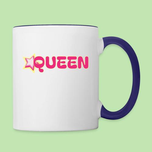 queen high resolution logo transparent 1 - Contrast Coffee Mug