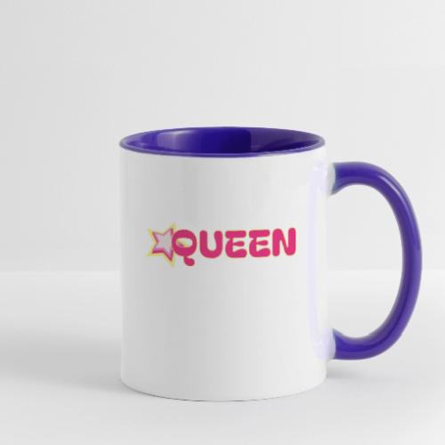 queen high resolution logo transparent 1 - Contrast Coffee Mug