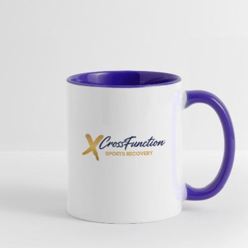 XF Sports Recovery- Dark Logo (front only) - Contrast Coffee Mug
