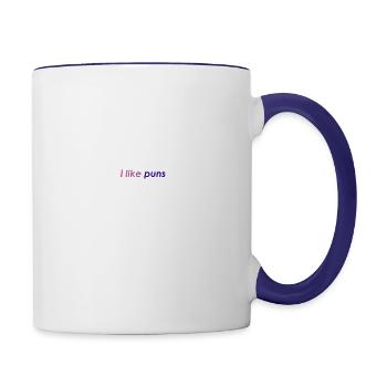 Bi The Way - Contrast Coffee Mug - white/cobalt blue - Right