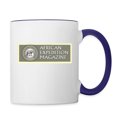 African Expedition Magazine Square - Contrast Coffee Mug
