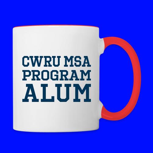 CWRU MSA Program Alum - Contrast Coffee Mug