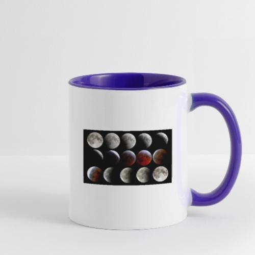 Lunar Eclipse Progression - Contrast Coffee Mug