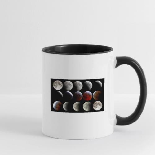 Lunar Eclipse Progression - Contrast Coffee Mug
