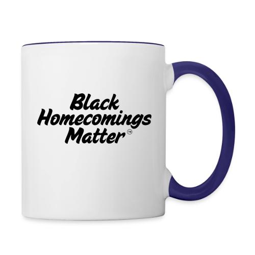Black Homecomings Matter (Black Print) - Contrast Coffee Mug