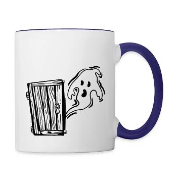 Ghost - Contrast Coffee Mug - white/cobalt blue - Right