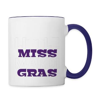 LittLe Miss - Contrast Coffee Mug - white/cobalt blue - Right