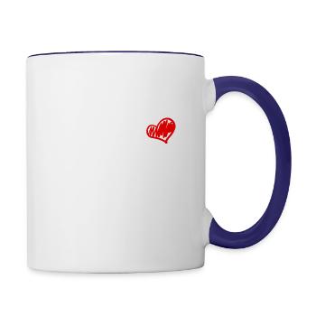 Just Dance - Contrast Coffee Mug - white/cobalt blue - Right