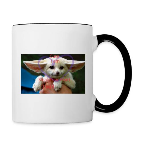 baby fox - Contrast Coffee Mug