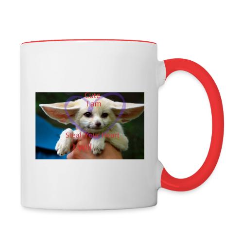 baby fox - Contrast Coffee Mug