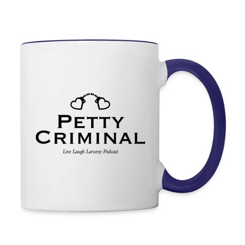 Petty Criminal Heart Handcuffs - Contrast Coffee Mug