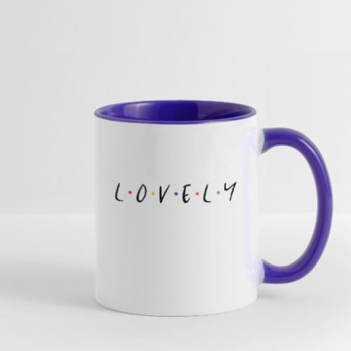 Lovely in Black - Contrast Coffee Mug