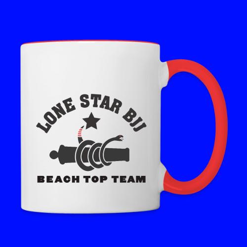 Beach Top Team - Lone Star BJJ - Black - Contrast Coffee Mug
