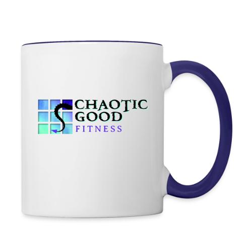 CG Fitness transparent large - Contrast Coffee Mug