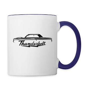 Thunderbolt - Contrast Coffee Mug - white/cobalt blue - Right