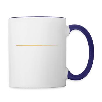Books and coffee and dogs and social justice25 - Contrast Coffee Mug - white/cobalt blue - Right