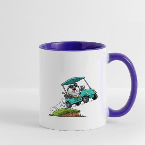 Full Send Only Crazy Cart Driver Quote - Contrast Coffee Mug