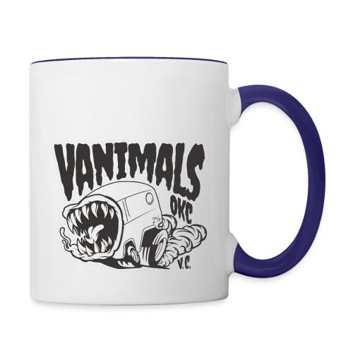 Animal the Vanimal black and white - Contrast Coffee Mug