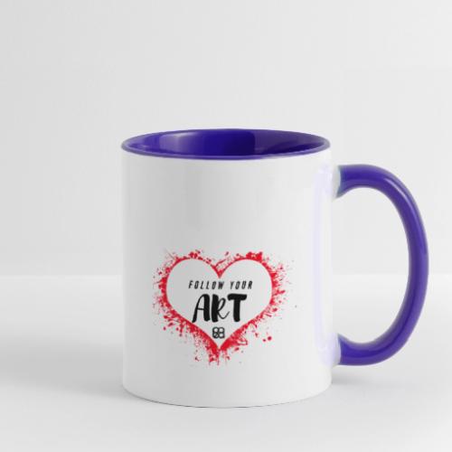 follow your art - Contrast Coffee Mug