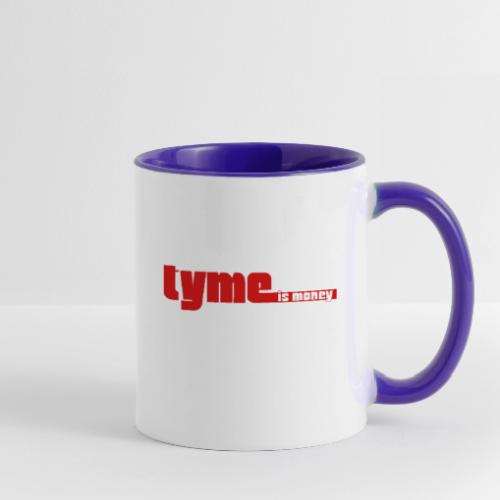 Tyme is Money - Contrast Coffee Mug