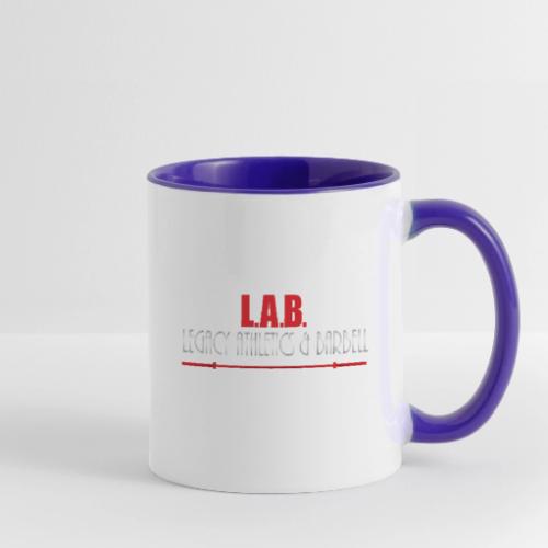 L A B Logo Standard Shirt Front - Contrast Coffee Mug