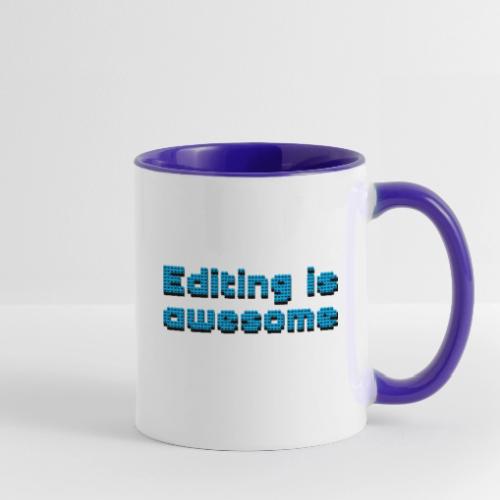 Editing Is Awesome - Contrast Coffee Mug