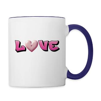 lii - Contrast Coffee Mug - white/cobalt blue - Right