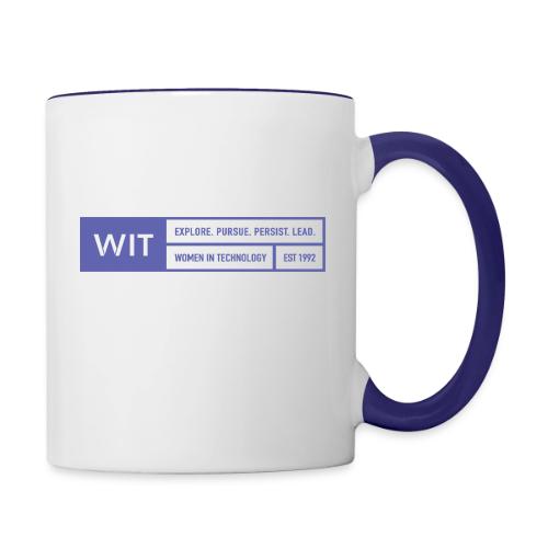 WIT Explore Persue Persist Lead Purple - Contrast Coffee Mug