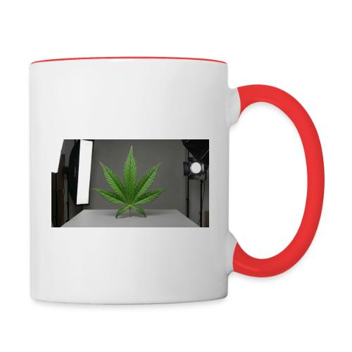 ***CANNABIS LEAF TEE*** - Contrast Coffee Mug