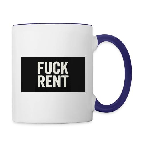 FUCK RENT TEE - Contrast Coffee Mug