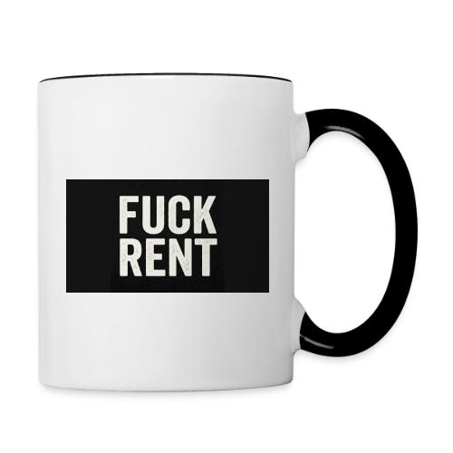 FUCK RENT TEE - Contrast Coffee Mug