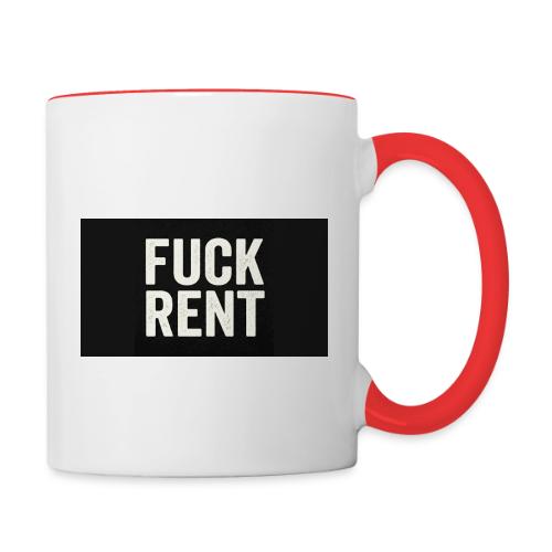 FUCK RENT TEE - Contrast Coffee Mug