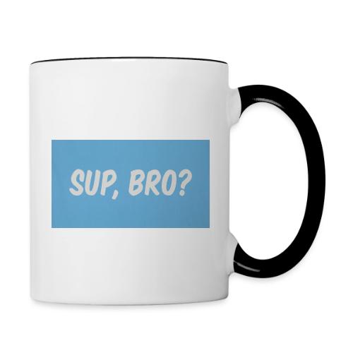 sup bro tee #2 - Contrast Coffee Mug