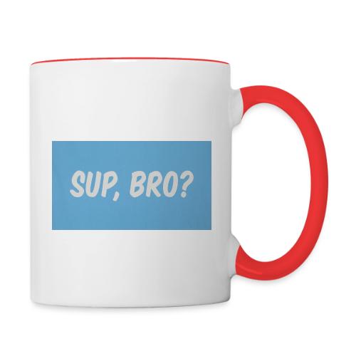 sup bro tee #2 - Contrast Coffee Mug
