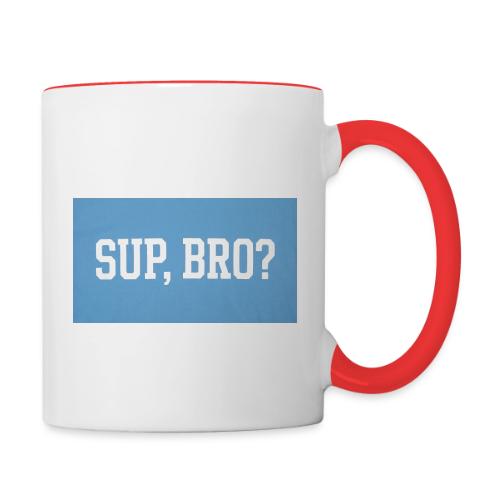 sup bro tee #2 - Contrast Coffee Mug